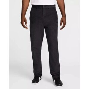 Nike Pants Trousers Corduroy Chino Pants Black Men's Size 30x30 FZ0786-010